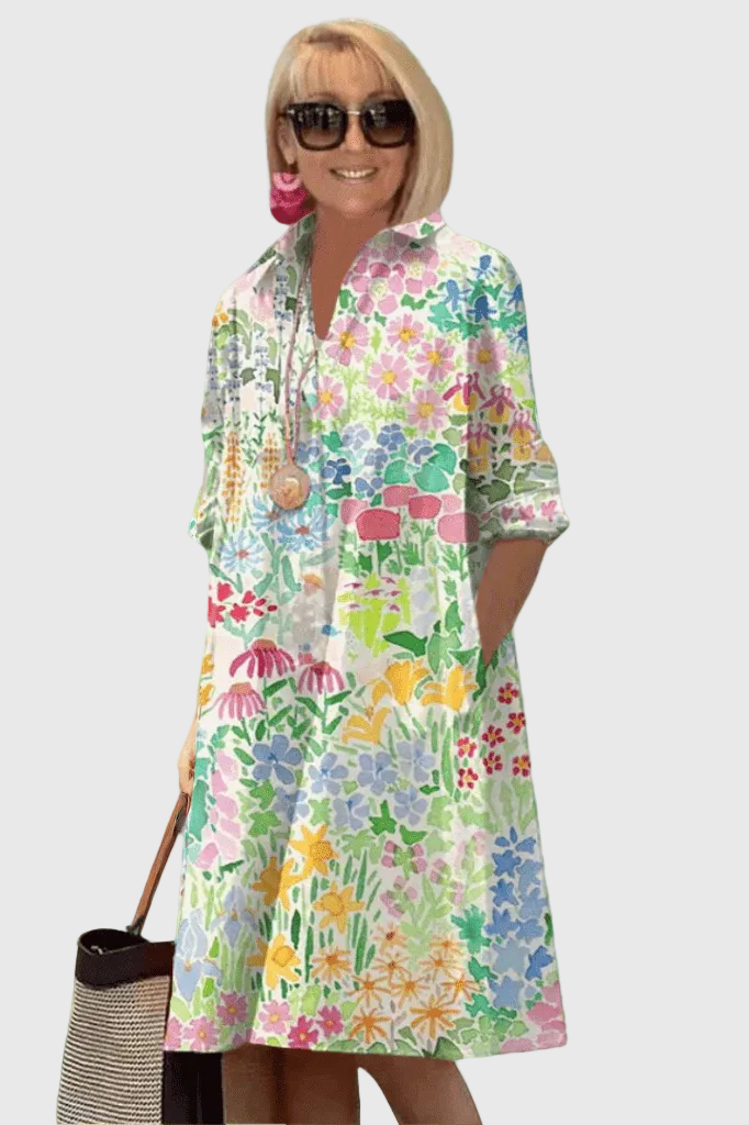 Grace | Vestido Midi Floral de Verano