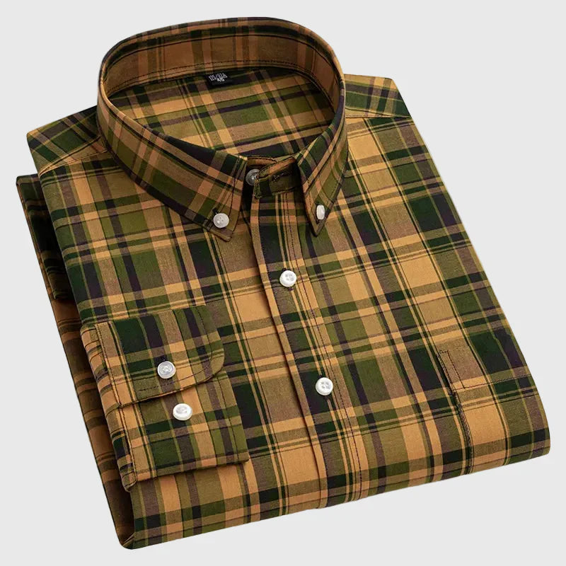 Robert | Blusa Clásica a Cuadros