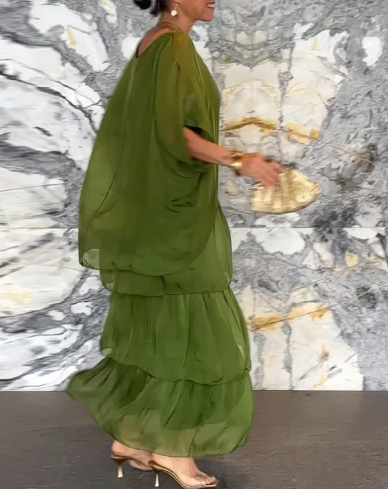 Caroline | Elegante Vestido Maxi Fluido