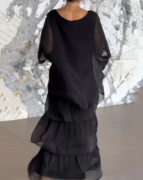 Caroline | Elegante Vestido Maxi Fluido