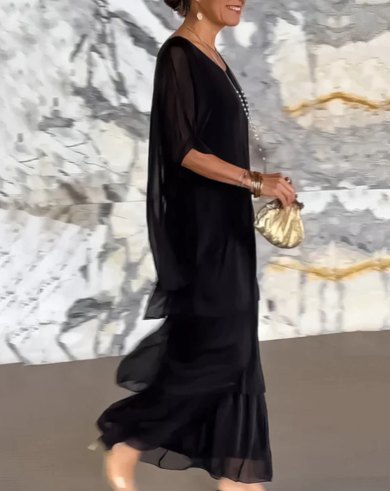 Caroline | Elegante Vestido Maxi Fluido