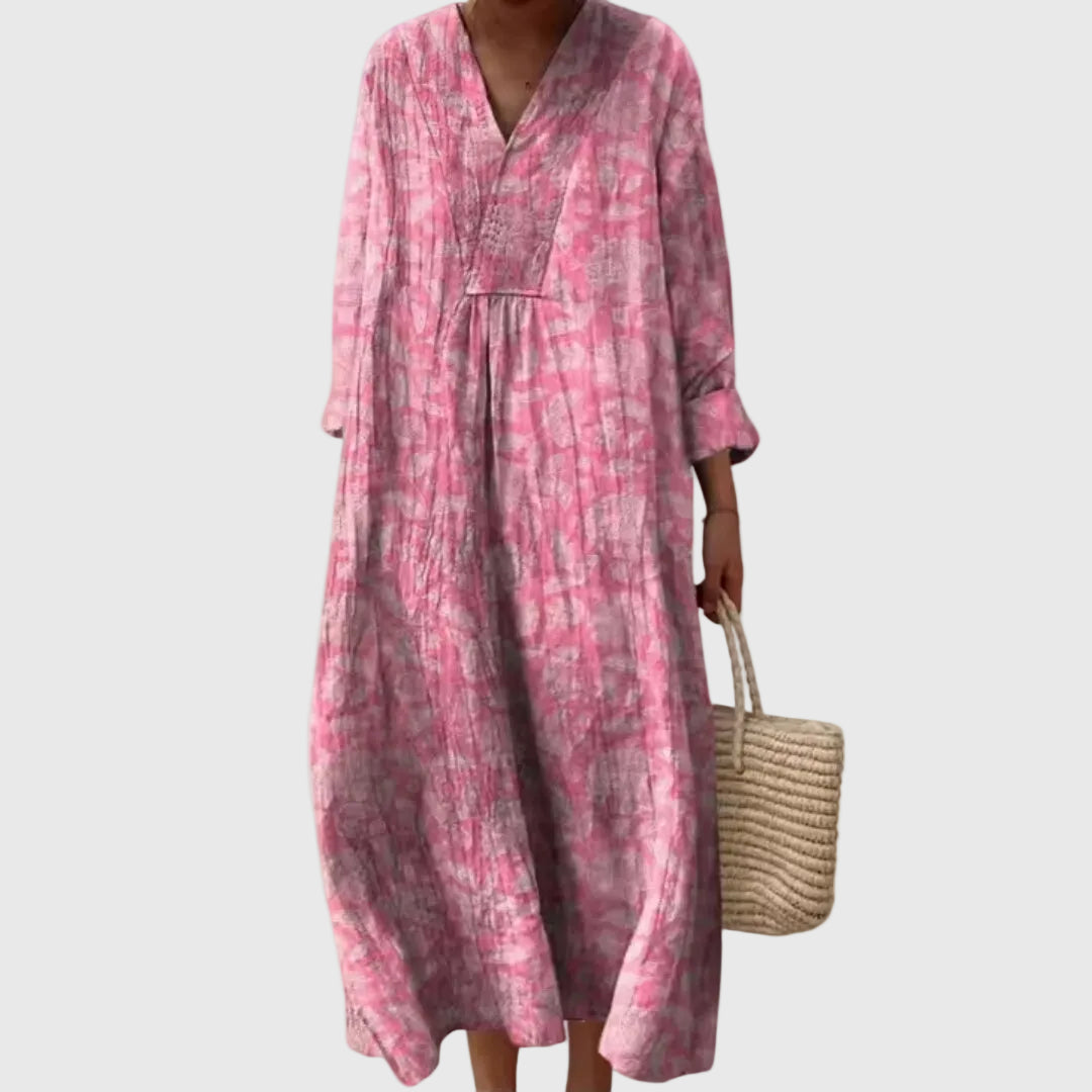 Stephanie | Vestido Midi Geométrico