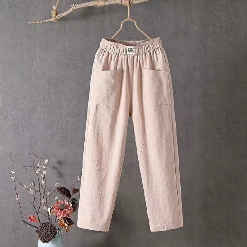 Olivia™ | Pantalones de Mezcla de Lino