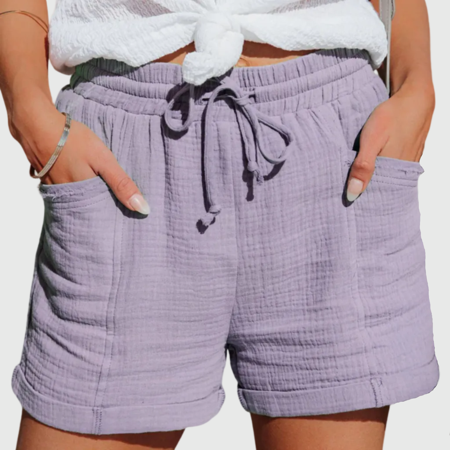 Maya | Pantalones Cortos Elegantes para Mujeres