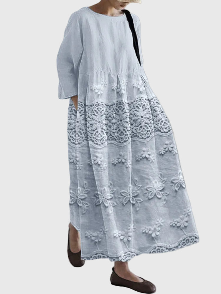 Zara | Vestido Midi de Encaje Delicado