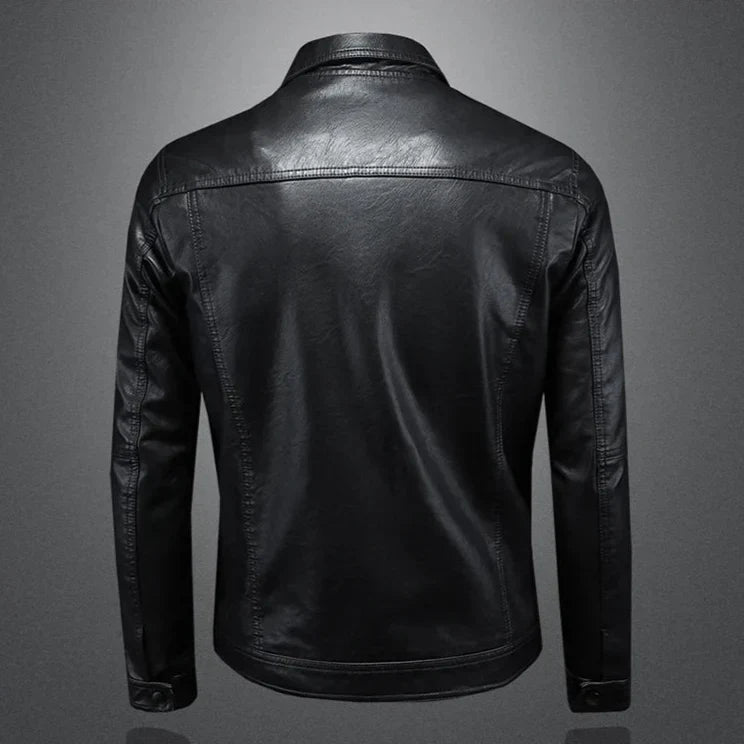 Darius | Chaqueta de cuero premium estilo moto
