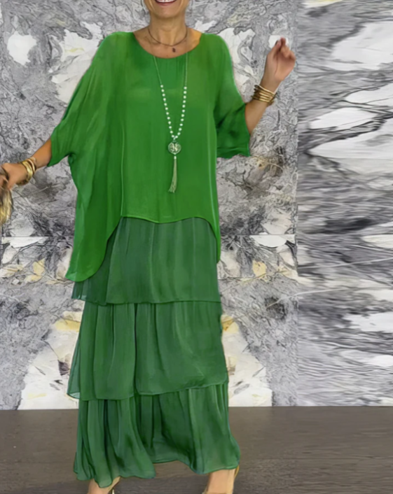 Caroline | Elegante Vestido Maxi Fluido