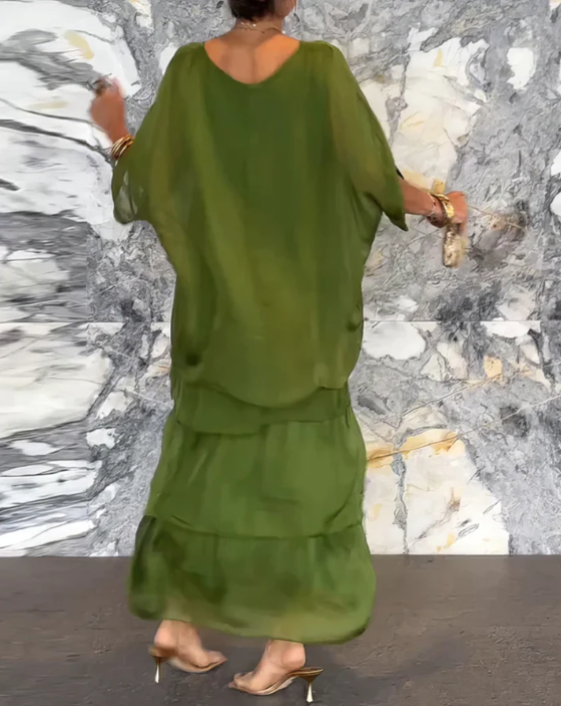 Caroline | Elegante Vestido Maxi Fluido