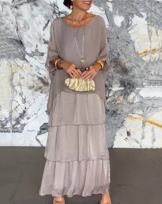 Caroline | Elegante Vestido Maxi Fluido