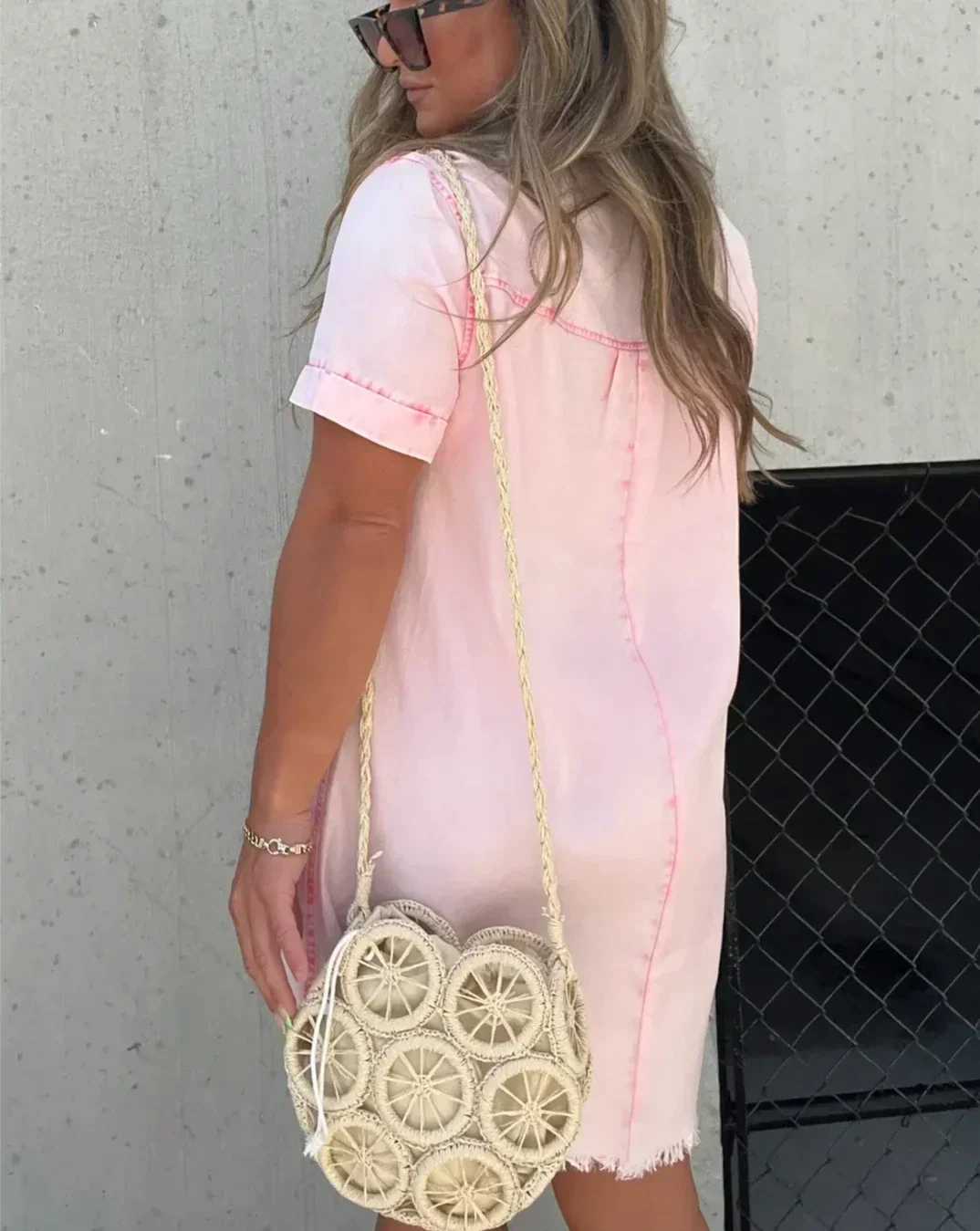 Inès – Vestido Ceñido de Denim